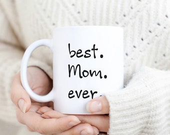 Best Mom ever Mug funny mommy gift coffee mug cool mom wife boss tea cup for mothers day mug funny quote mug for mom retro y2k