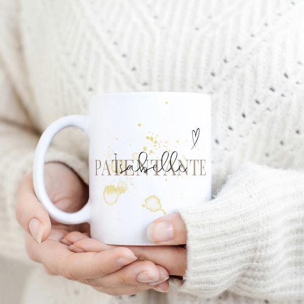 Annonce de grossesse marraine personnalisée tasse à café cadeau petite amie voulez-vous Gotti cadeau d'anniversaire soeur Pâques