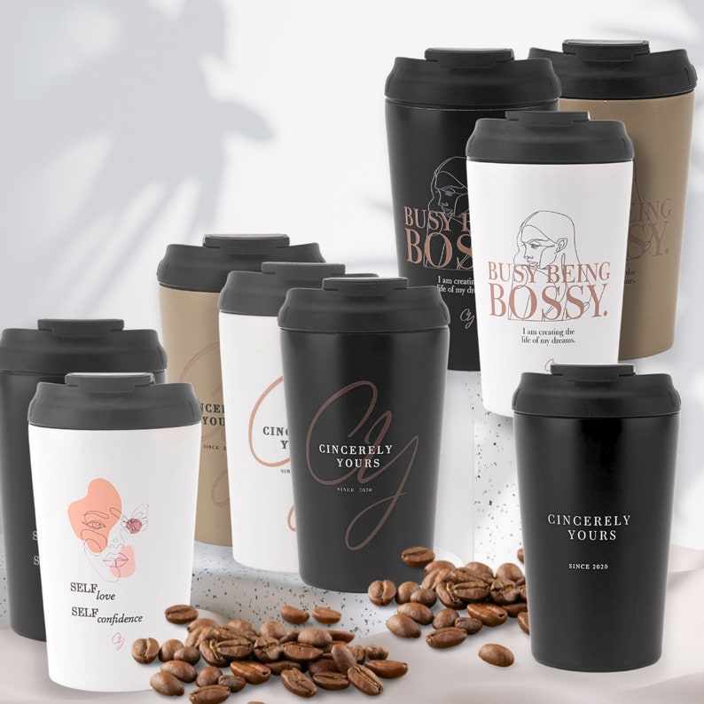 Thermo Travel Mug That Girl Coffee Mug to Go Pumpkin Spice Latte Self