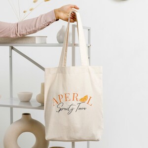 Aperoli Spritz Jute Tasche - Cocktail Geschenk Für Aperol Liebhaber