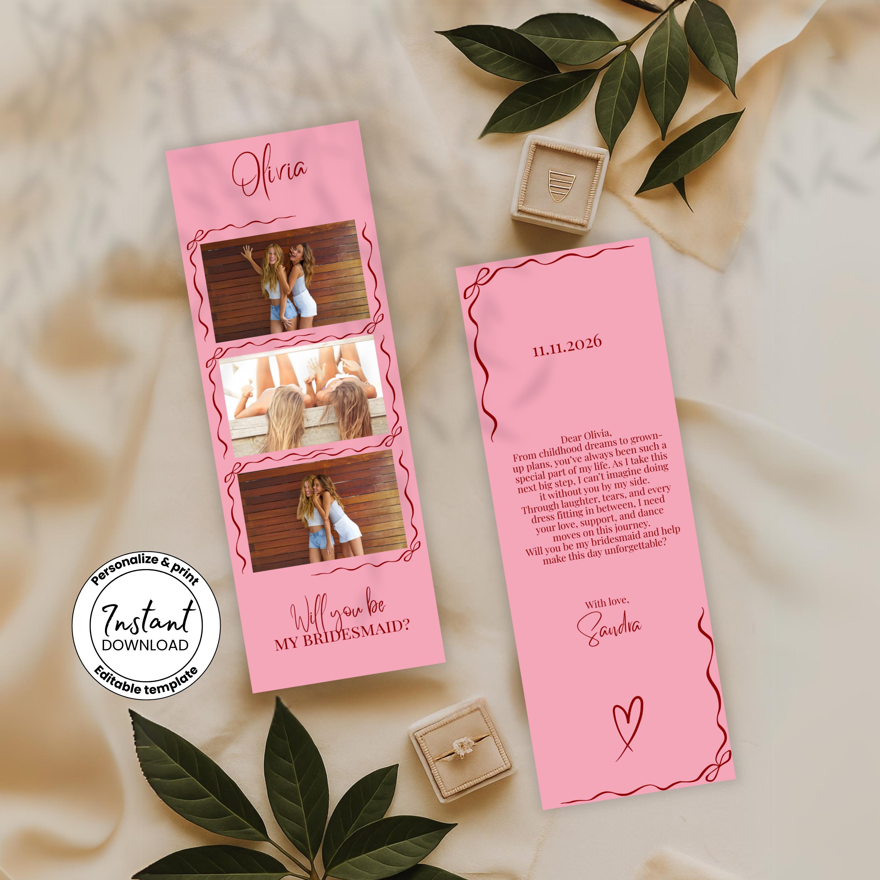 Will You Be My Maid Of Honour? Hochzeitskarte – In Goldfolie, 10,5x14,8 Cm, Mit Umschlag, Umweltfreundlich