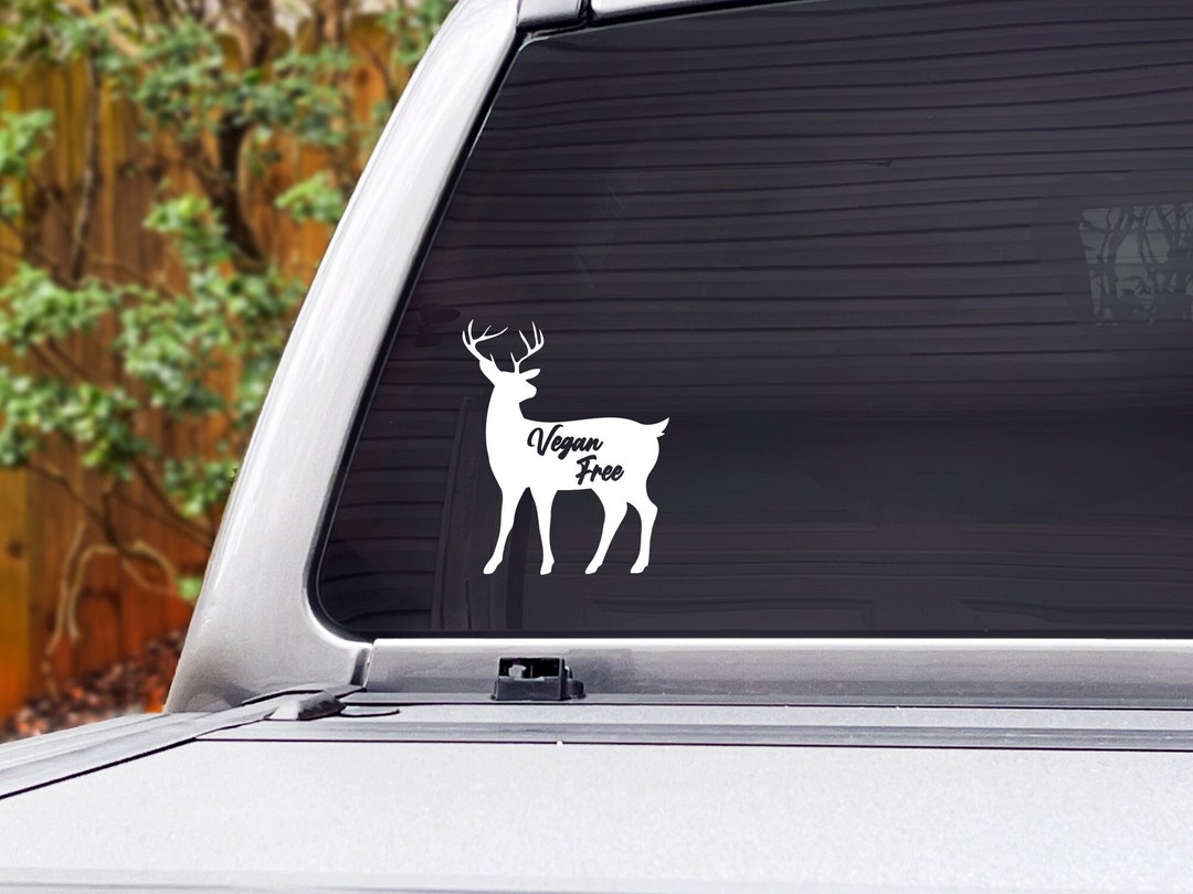 Deer Decal / Car Sticker Gift for Him / Buck / Hunting / Venison