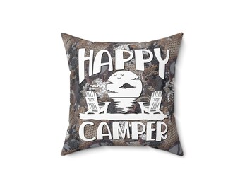 Copy of Camo Camping Spun Polyester Square Pillow With Sitka Optifade Timber