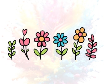 Flower, PNG, EPS, PDF, for t-shirt, mug, tumblers, hats, printable, Clipart & more