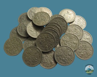 1956年 6ペンス硬貨 イギリス エリザベス2世女王より 誕生日、記念日