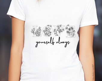 Women's T-Shirt "Love yourself always"