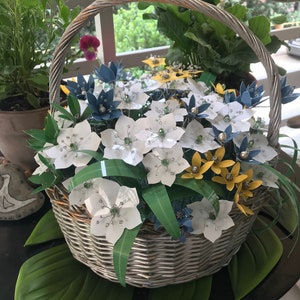 Floral arrangement in a basket Flower Basket