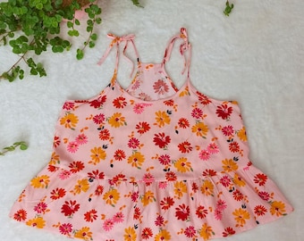 Sewing pattern Tank dress, gathered dress for summer, racer back, tiered dress, ruffled dress. Nayi dress. XS - XXL. Digital pattern PDF