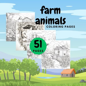 Farm Animal Coloring Pages