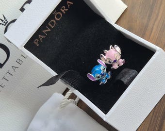 Pandora Disney Lilo und Stitch Charms, Engel und Stitch Armband Beads