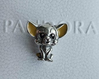 Genuine Pandora Disney Simba Charm S925 ALE Sterling Silver Gift Box
