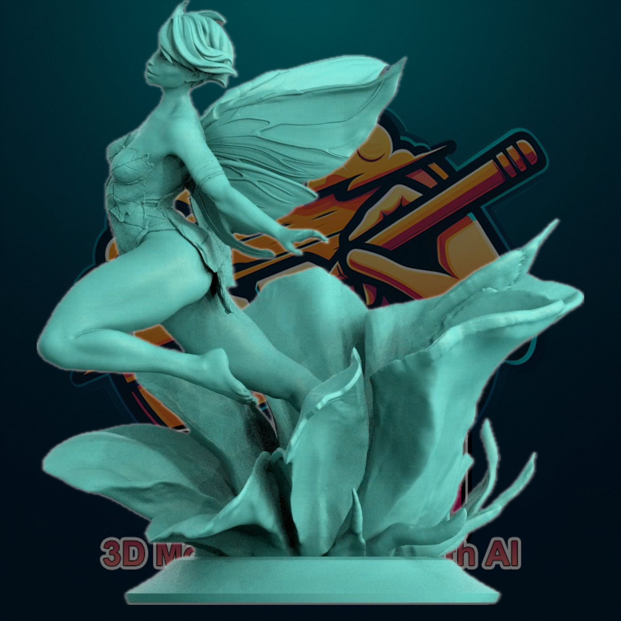 Tinker Bell 3D Printing STL Model for 3D Print - 3D Printable Tinker ...