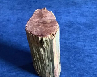 Red cedar fence post section