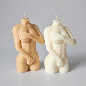Bodykaars dames | Figuurkaars naakte vrouwen | Sojakaars | Woondecoratie | Cadeau | Venuskaars | Geurkaars