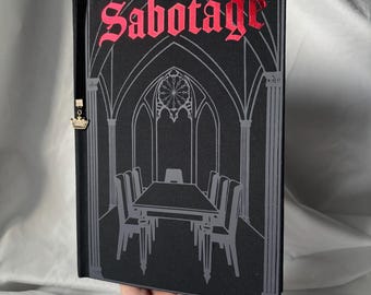 Sabotage special edition rebound handmade book | limited edition book, handmade, special edition book, limited run, Shantel Tessier