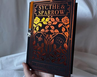 Scythe and Sparrow rebound special edition book | limited edition, handmade book, special edition book, limited run, Brynne Weaver