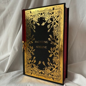 Haunting Adeline Rebound book  | special edition, handmade, foil cover, HD Carlton, cat and mouse duet