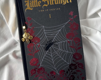 Little Stranger special edition rebound book | Web of Silence Duet | limited edition, handmade hardcover book, limited run, Leigh Rivers
