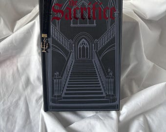 The Sacrifice special edition rebound handmade book | limited edition book, handmade, special edition book, limited run, Shantel Tessier