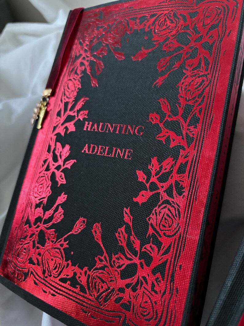 Haunting and Hunting Adeline Rebound Book Duet RED Foil Edition Special Edition, Handmade, Foil