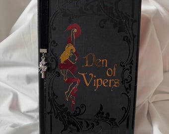 Den of Vipers special edition rebound hardcover book | limited edition, handmade book, special edition book, limited run, K.A. Knight