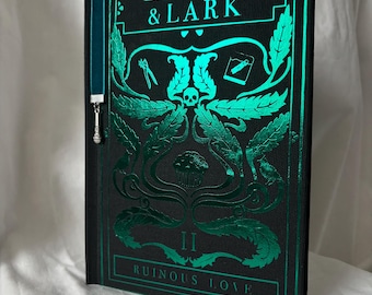 Leather and Lark special edition rebound book | limited edition, handmade book, special edition book, limited run, Brynne Weaver