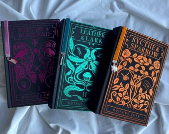 The Ruinous Love Trilogy special edition rebound books | limited edition, handmade books, special edition book, limited run, Brynne Weaver