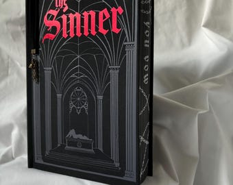 The Sinner special edition rebound handmade book | limited edition, handmade book, special edition book, limited run, Shantel Tessier