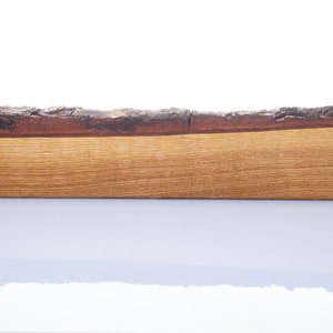 Messerleiste magnetisch Holz Massiv Eiche mit Baumkante Bild 2
