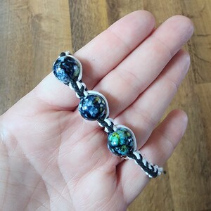 Patterned Black & White Count your Blessings Bracelet