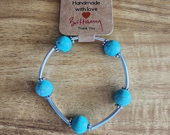 Turquoise Stone Blessing Bracelet