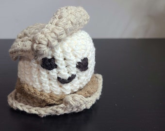 Small crochet smore plushie desk buddy silly gift