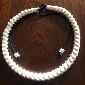 Snake Vertebrae Bone Necklaces- Adjustable Size- Polished- Cobra Necklace- Wiccan- Tribal Jewelry- New Collection- white colour