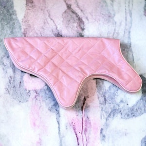 Waterproof Quilted Dachshund Coat: Handmade Fleece-Lined Dog Jacket