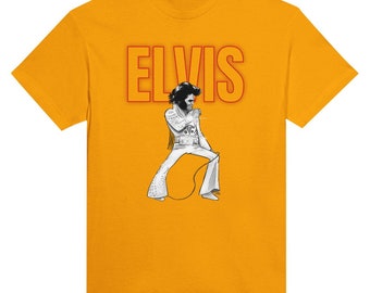 Elvis - T-shirt épais unisexe à col rond