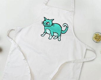 Funny Cat Apron