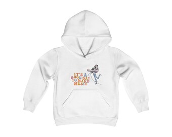 Sweatshirt met capuchon voor jongeren van zware kwaliteit