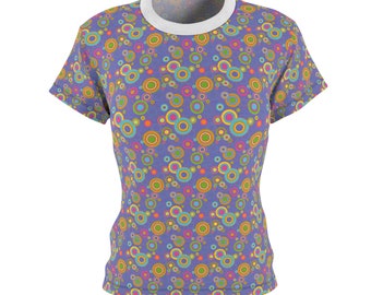 Cut & Sew-T-shirt voor dames (AOP)