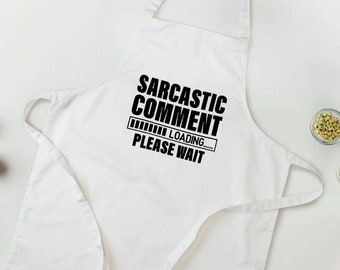 Funny Apron On Sarcasm