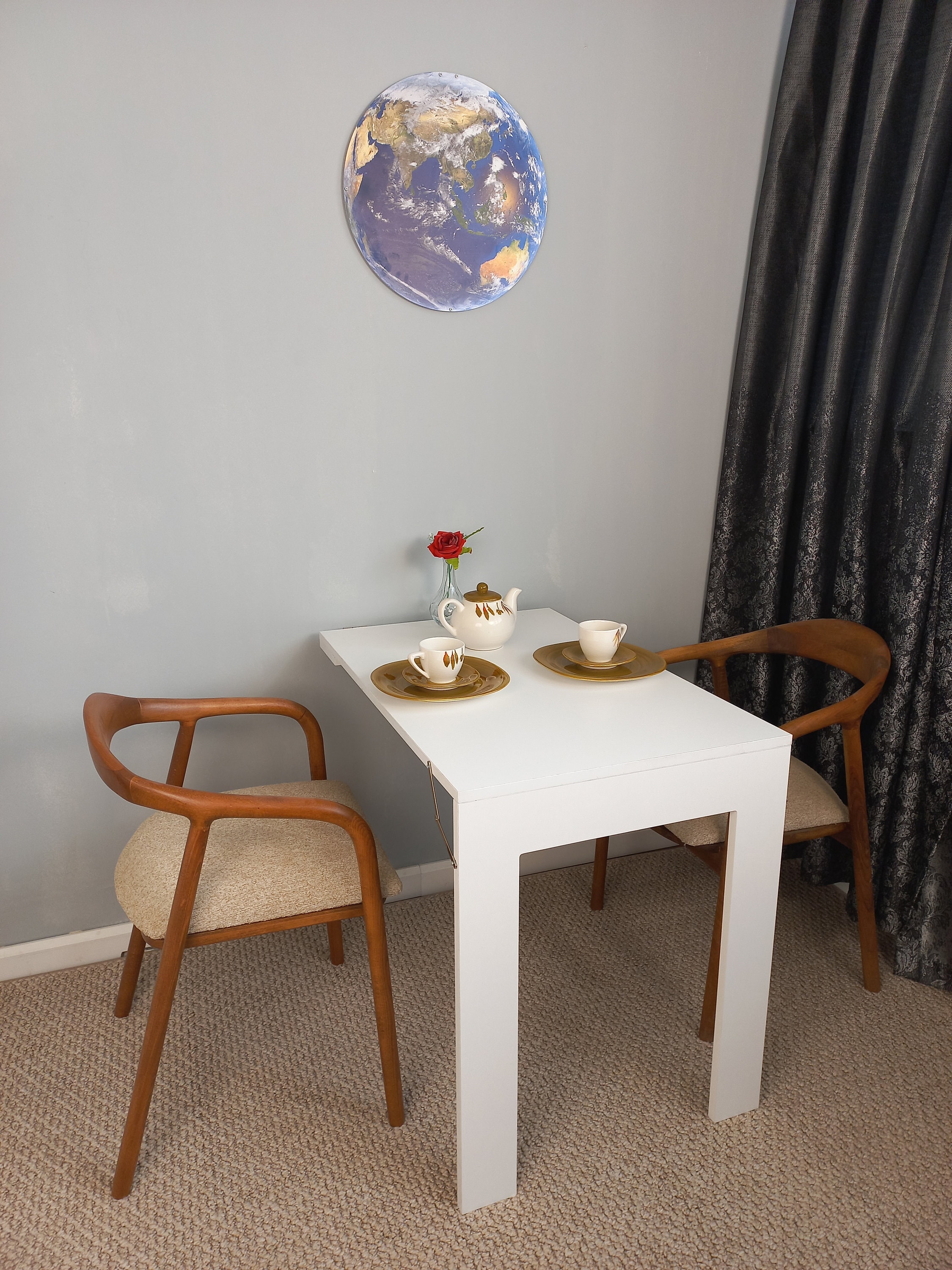 Wall Mounted Folding Table, Space Saving Murphy Table, Folding Table ...