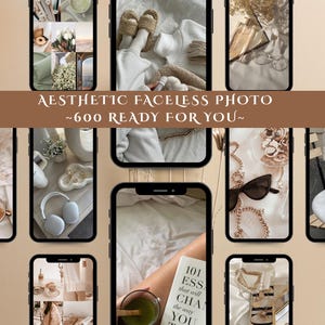 Faceless photo, aesthetic photo, faceless lifestyle, luxury photo, mega reels bundle, faceless marketing, plr photo pack, mrr resell rights