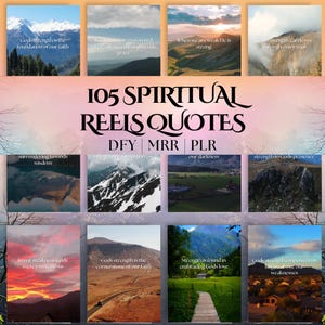 Reels motivacionales: Frases de fe para videos de Instagram (Plantilla Canva MRR PLR)