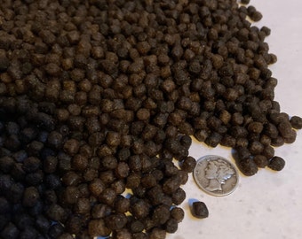 Premium " Cichlid " Discus  Floating Pellets 5.5 mm Fish Food with "Color Enhancers"  Tropical Fish  Koi  Goldfish
