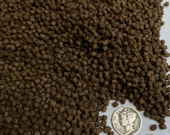 Premium "Growth"  Sinking Pellets 3mm Tropical Fish Cichlid Pleco Koi Cory Axolotl Promote Growth size on your Fish