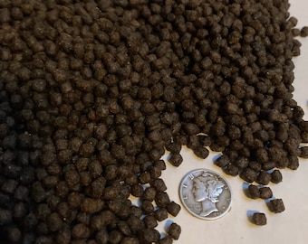 Premium  "Cichlid"  Discus  Floating Pellets 4.5 mm with "Color Enhancers"  Tropical Fish Food Koi Goldfish  Discus