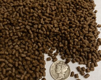 Premium "Krill" Sinking Pellets 3 mm Fish Food Tropical Fish ,Bottom Feeders Cichlid Discus Pleco Catfish Cory