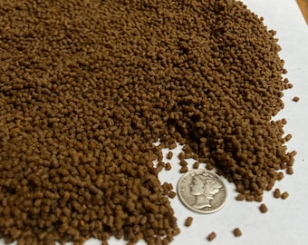 Premium Krill Sinking Pellets, Axolotl & Tropical Fish Food, 2mm