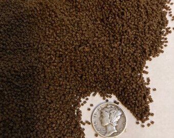 Premium "Cichlid"  Discus  Sinking 1 mm Pellet with "Color Enhancing" Tropical Fish Food  Bottom Feeders