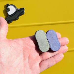 Galaxy Fidget Slider - 3D Printed Sparkle Finish Fidget - MozzieMakes3D image 4