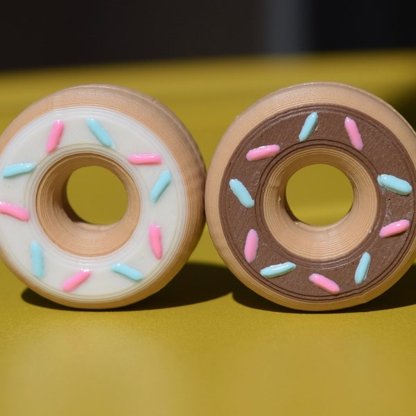 The Donut 3D Printed Magnetic Fidget Slider Toy (Silent or Haptic)